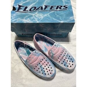 Floafers Prodigy Driver Loafer Shoes Cotton Candy Big Kids‎ size  1/ J1 NWT